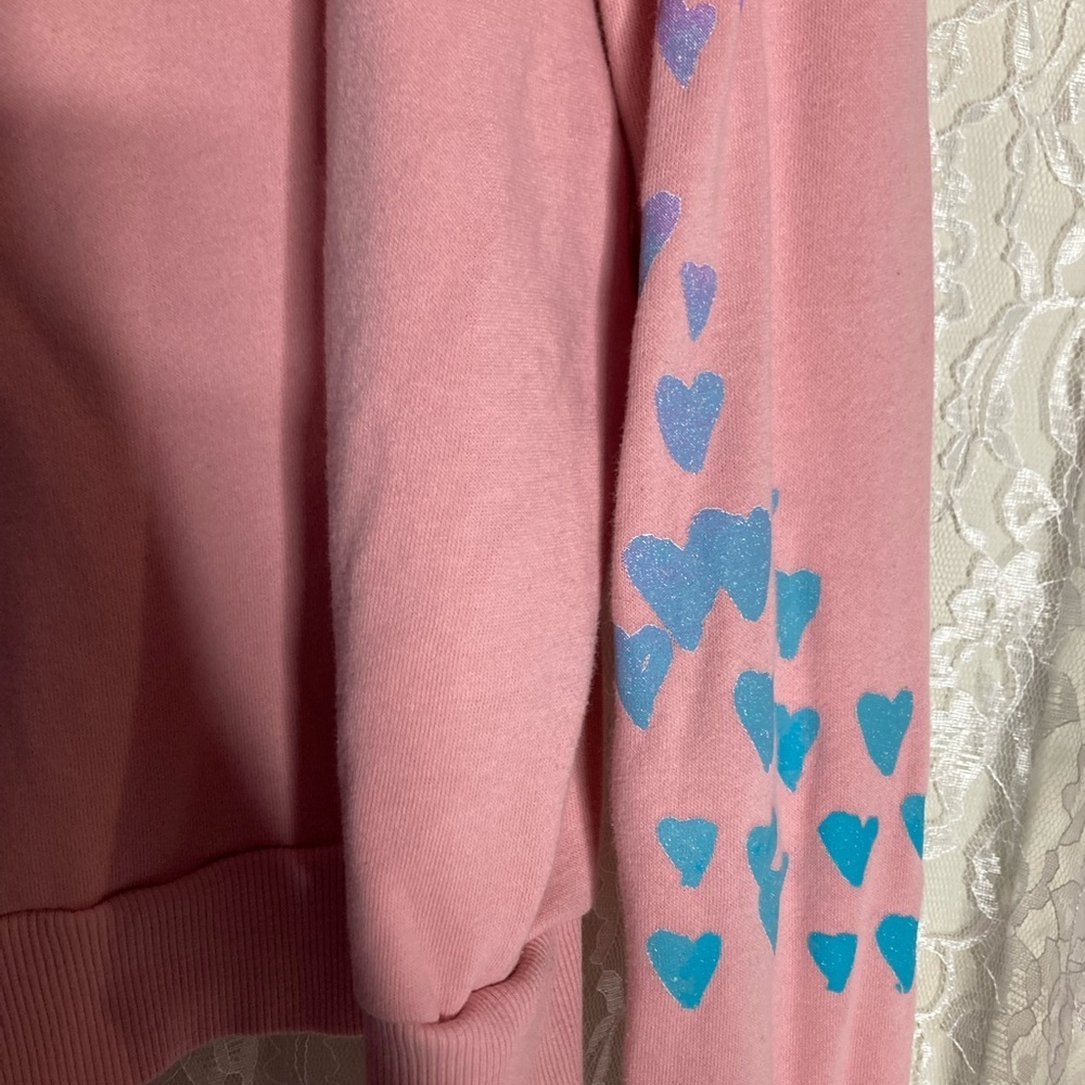 Care Bear Cheer Bear Pink Sweater Hoodie - Picture 5 of 6